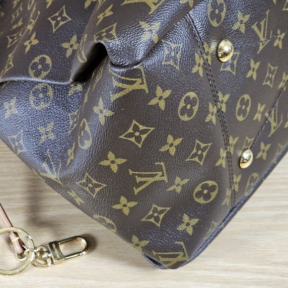 LOUIS VUITTON ARTSY MM Authentic Monogram Tote Hobo LV Bag Shoulder Authentic LV - Picture 3 of 16
